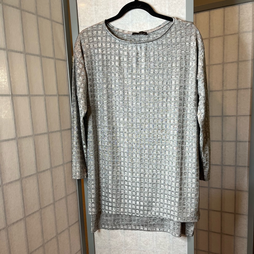 Zara silver tunic